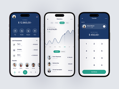 Online Banking App Concept