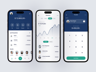 Online Banking App Concept