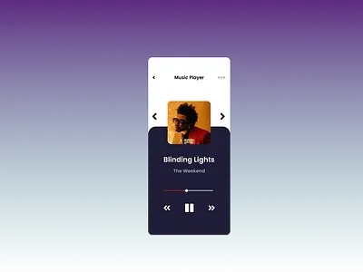 DailyUI 009 - Music Player adobexd animation appdesign dailyui dailyui009 design figma graphic design illustration invision logo ui uiux ux