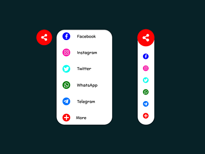 DailyUI 010 - Social Media Share Button