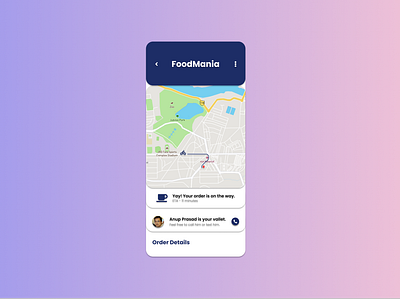 DailyUI 020 - Location Tracker