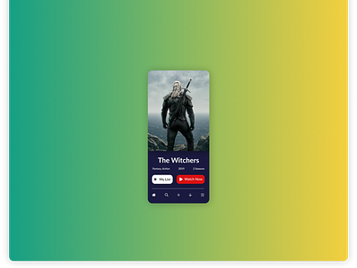 DailyUI 025 - TV App