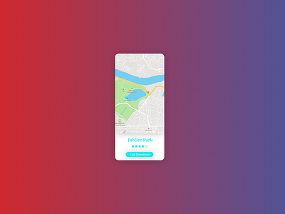 DailyUI 029 - Map Design