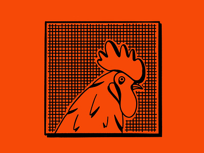 Chicken coop #02 2d chicken hen holiday illustration ipad