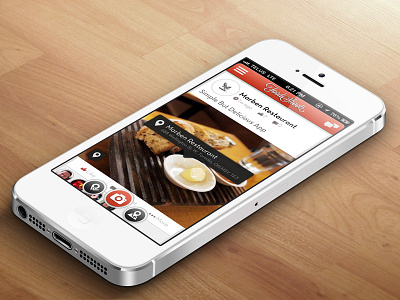 New home feed concept for FoodShootr app
