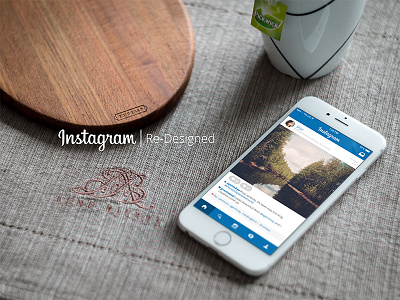 Instagram Home Feed app home home feed instagram interface ios ios 8 iphone iphone 6 iphone 6 plus mobile ui