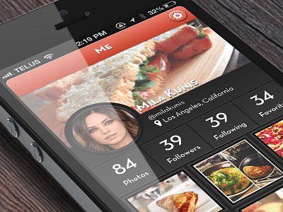 Profile View ios iphone profile ui userprofile