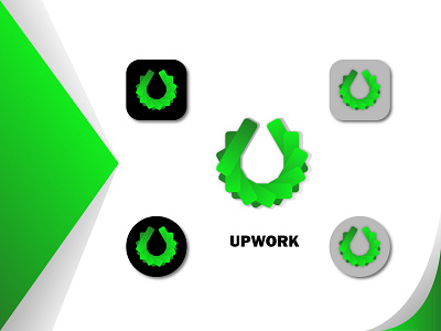 Upwork Design Logo app branding design design logo graphic design icon illustration logo logos simple logo typography upwork upwork logo vector