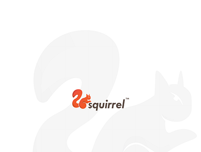 Squirrel logo branding design graphic design illustration logo typography vector