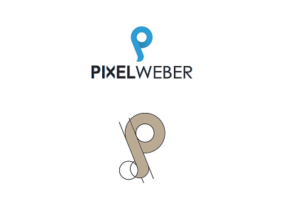 pixelweber logo branding graphic design logo