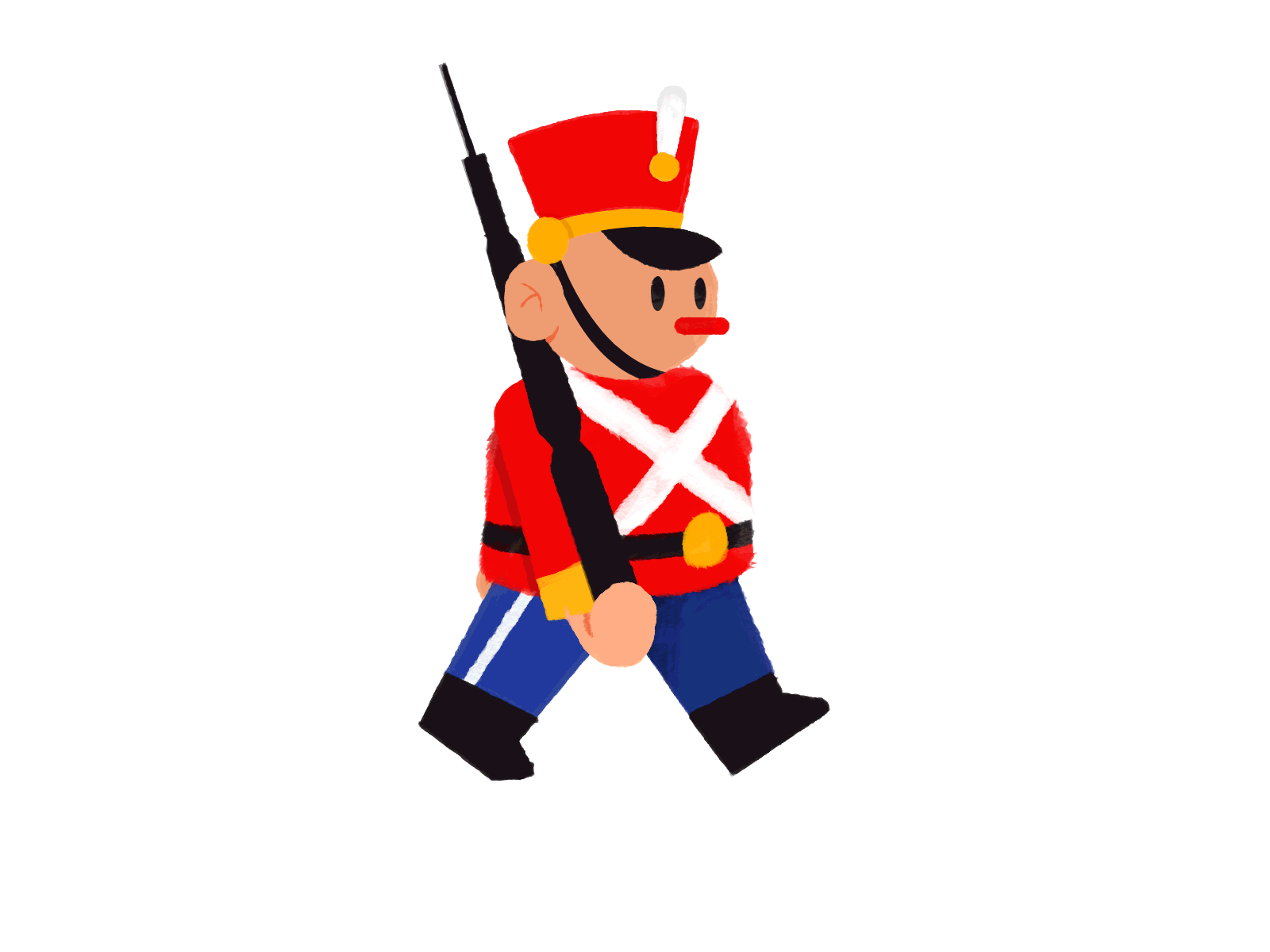 Toy Soldier animated gif character illustration motion motion design