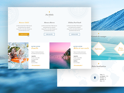 SPM Hotels - Website color design digital interface layout minimal typography ui web webdesign work