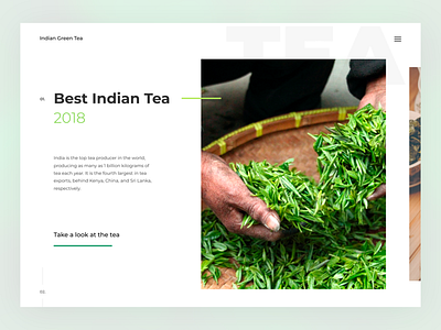 Indian tea awards branding design figma leaf tea type ui ui ux design ux web web design website