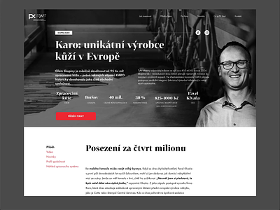 Prague Stock Exchange – Start Market Website black black white design flat identity minimalism serif type typography ui user experience ux