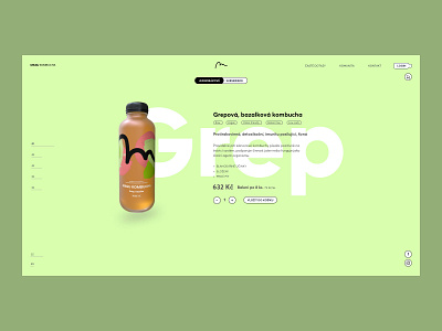 Magu Kombucha Branding & Product #2 animation branding corporate identity design digital flat identity illustration layout logo minimal minimalism package design type typography ui ux web webdesign website