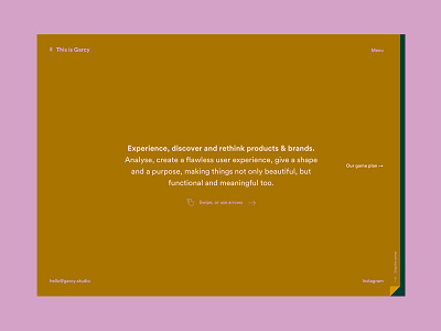This is Garcy Website – Homepage