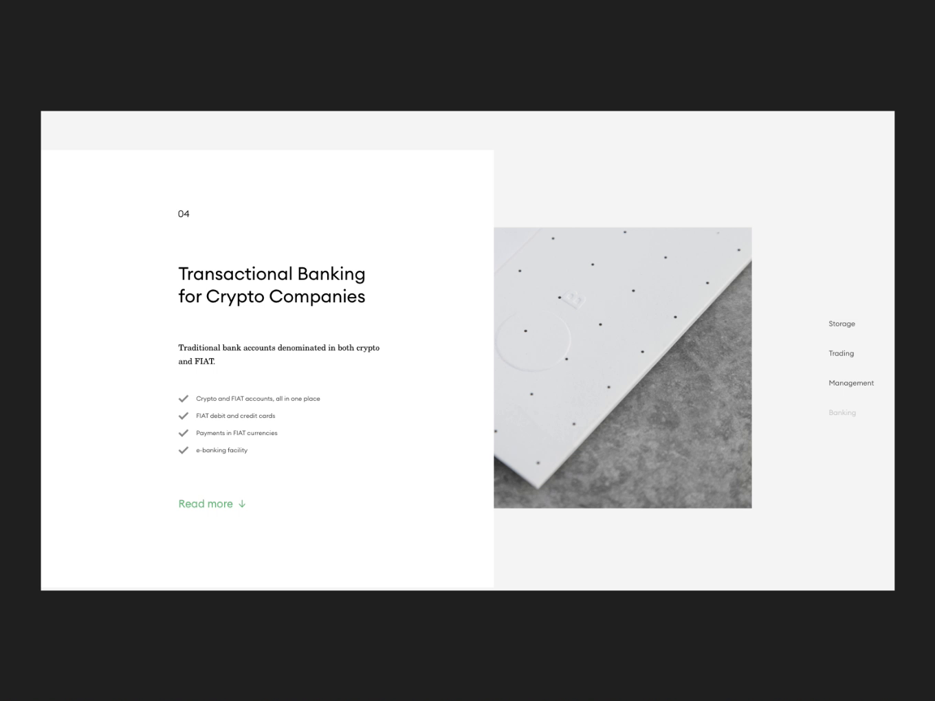 Swiss Crypto Bank Website by Tom Garcy on Dribbble