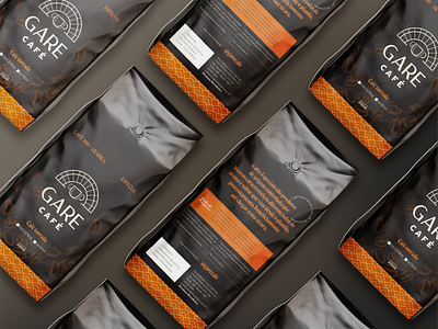 Gare Café Packaging brand brown café choco chocolate coffee embalagem logotype packaging