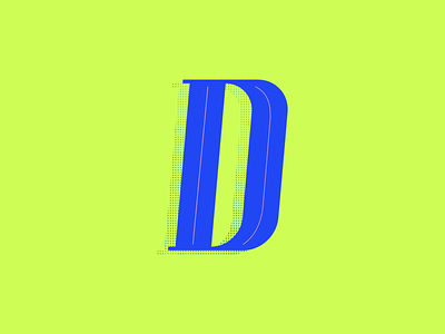 D 36days-adobe 36days-d 36daysoftype d design flat green letter lettering type typedesign