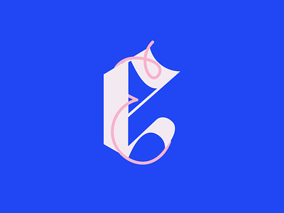 E 36days 36days-adobe 36days-e 36daysoftype blue design letter lettering type typedesign