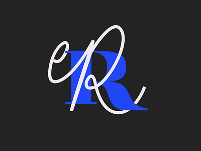 R. RECEBA! 36days 36days r 36daysoftype adobe logo r script serif type typedesign