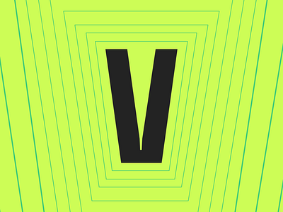 V 36days v 36daysoftype 36dyas green lettering logo sans type typedesign v