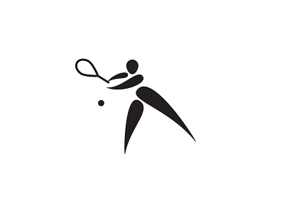 Tennis Pictogram design icon illustration istanbul olympics pictogram tennis
