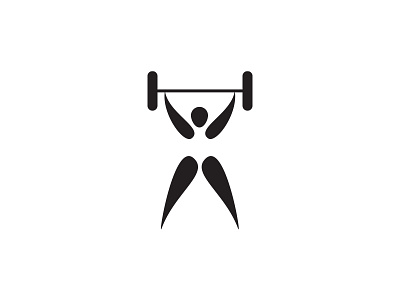Weightlifting Pictogram design icon illustration istanbul olympics pictogram weightlifting