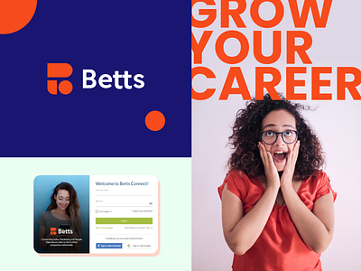 Betts - Product Design branding careers dashboard design facebook help hire job jobs linkedin mobile app professional web application website