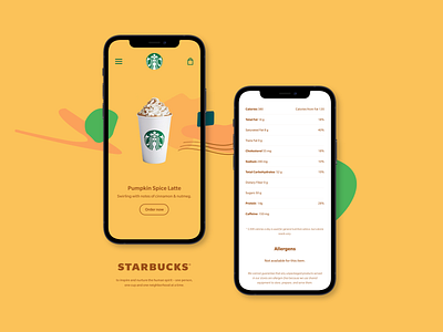 Starbucks Mobile App - Autumn Concept #3