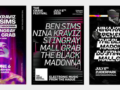 The Crave Festival 2020 | Art Direction art art direction branding festival festival poster poster