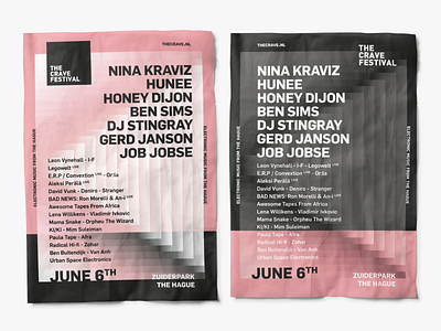 The Crave Festival 2020 | Final Artwork art design festival festival poster poster typo typography