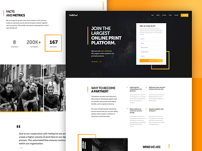 Helloprint | Onboarding Landing Page