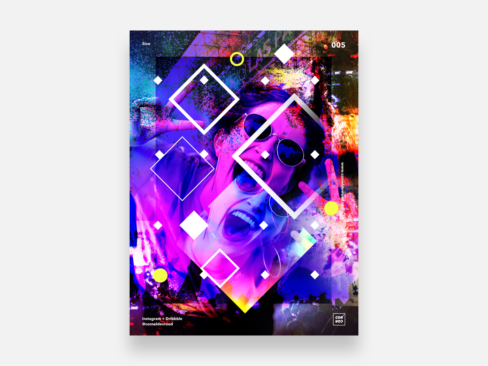 5ive | Poster exploration by Cornel de Vroed on Dribbble