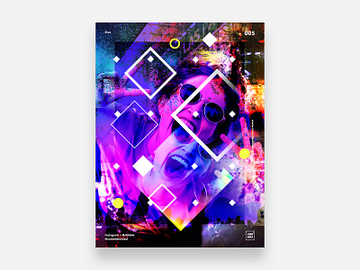 5ive | Poster exploration abstract art art gradient gradient color poster posterdesign sketch squares