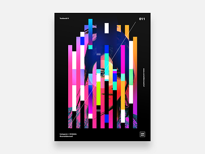 011 - Testbeeld II - Black edition black colorful gradient gradients illustration poster posterdesign vector