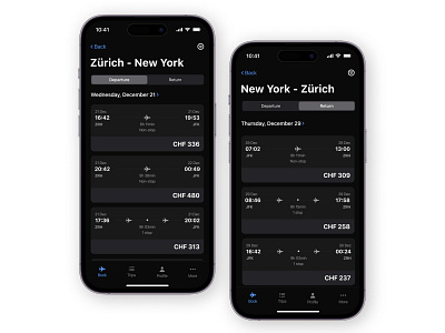 Flight booking app