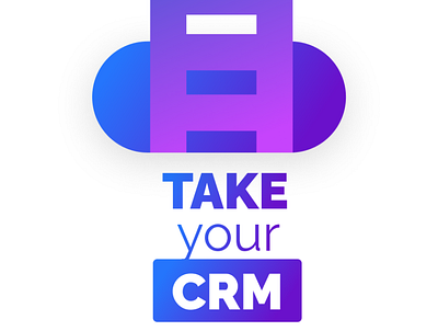 Logo for a CRM Sales system branding graphic design logo