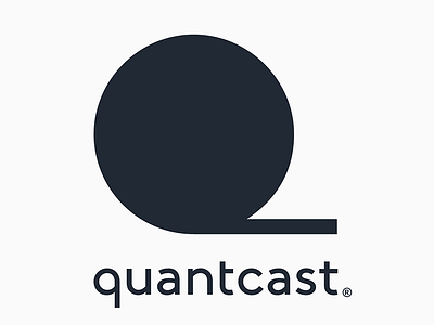 Quantcast Logo and Wordmark geometric logo wordmark