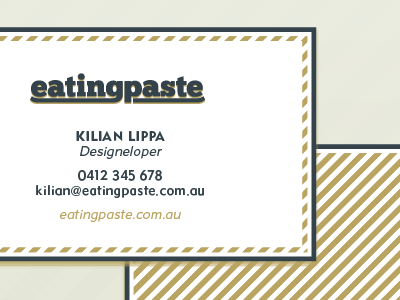 Eating Paste Logo & Business Card