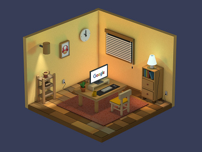 Isometric Room Art