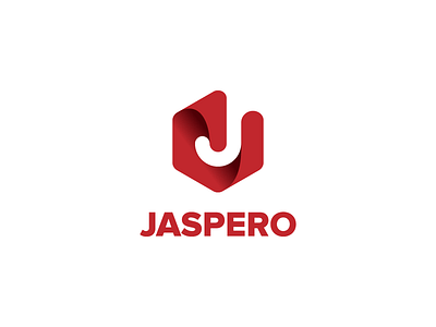 Jaspero abstract graphic logo logodesign shadow simple word wordlogo