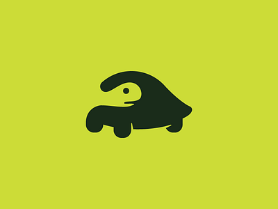Turtle animal art digitalart graphics green logo minimal minimallogo negativespace simple tutle unique