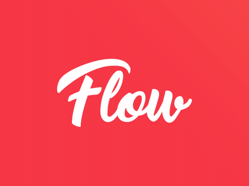 Flow animation 2d after effects animation flow motion graphic typography