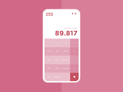 (Love) Calculator – Daily UI #004