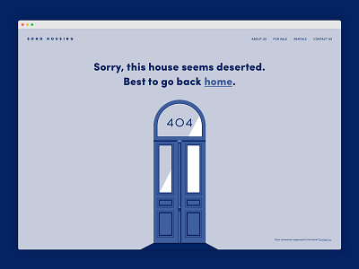 404 page – Daily UI #008