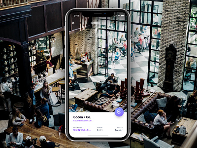 Location Detail Carousel app cafe carousel fab immersive ios iphonex location location pin native swipe ui