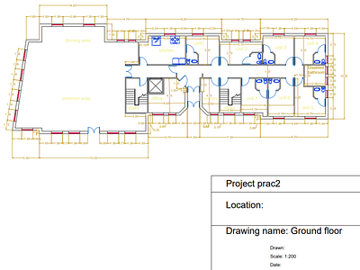 2D floor planning in AutoCAD 2d floor plan architecture drawing blue print house plan redraw from sketch