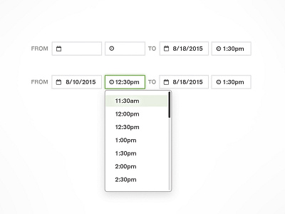 Date/Time Picker Component component date picker time ui