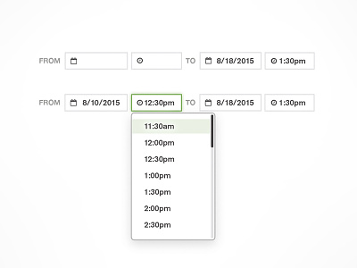 Date/Time Picker Component
